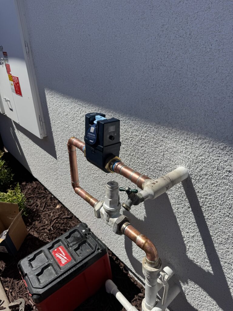 Moen Smart water leak detector valve installation