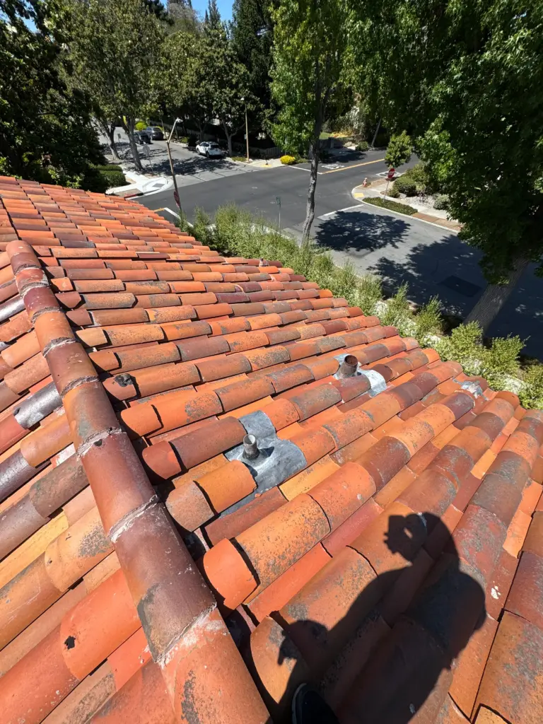 Plumber clearing an outdoor residential drain line