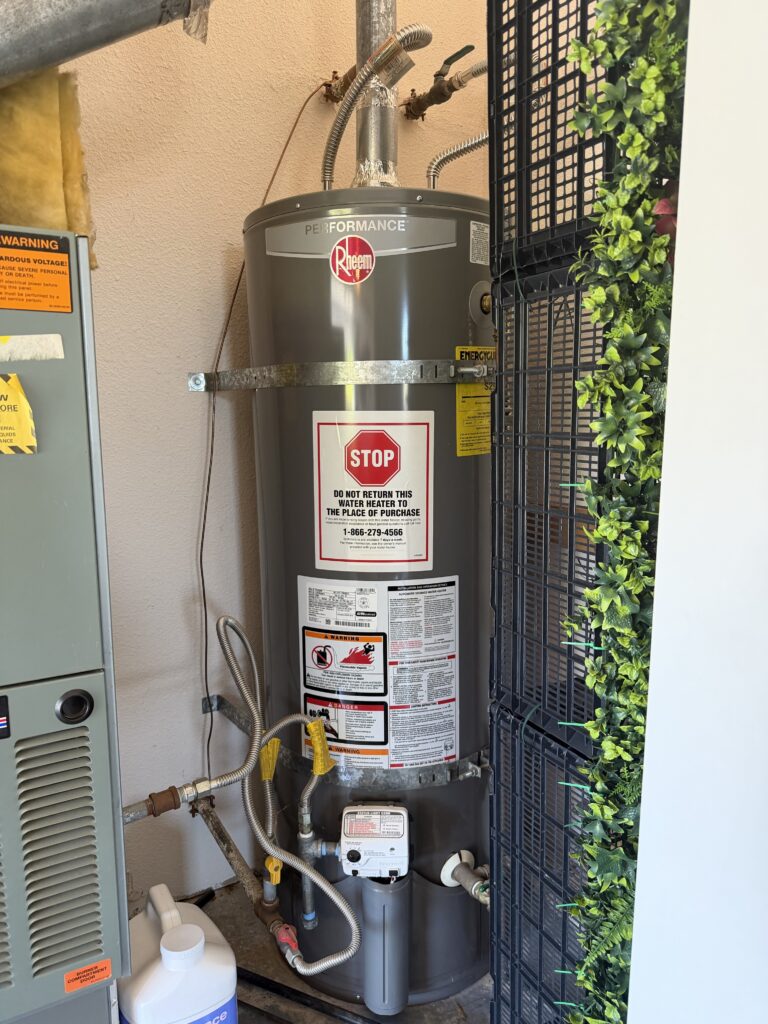 water heater installation
