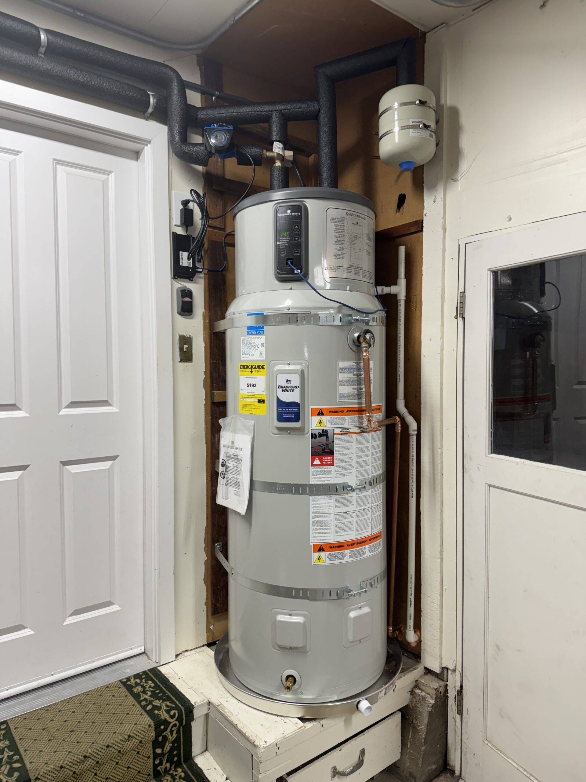 bradford white heat pump water heater replacement